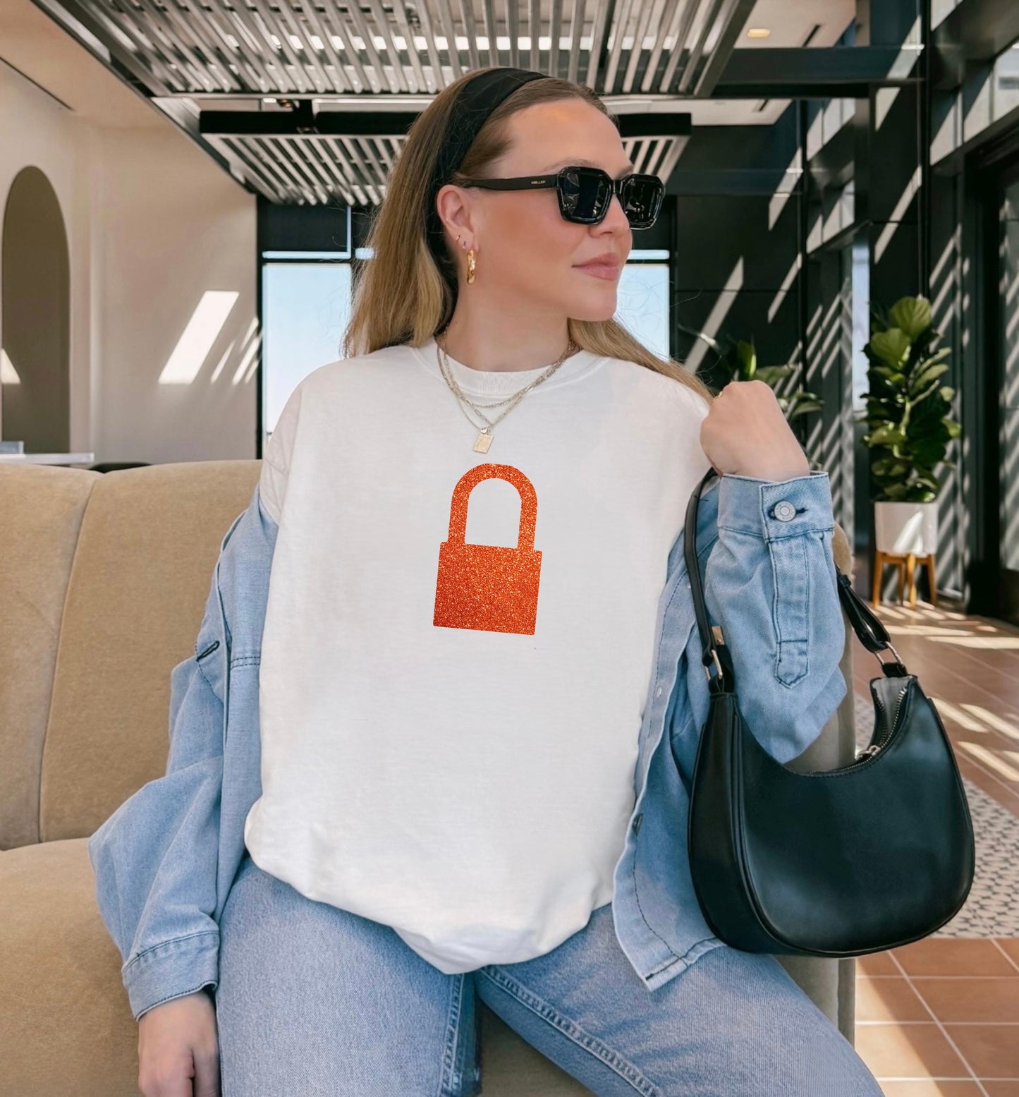 Life Of A Showgirl Lock Comfort Colors Tee