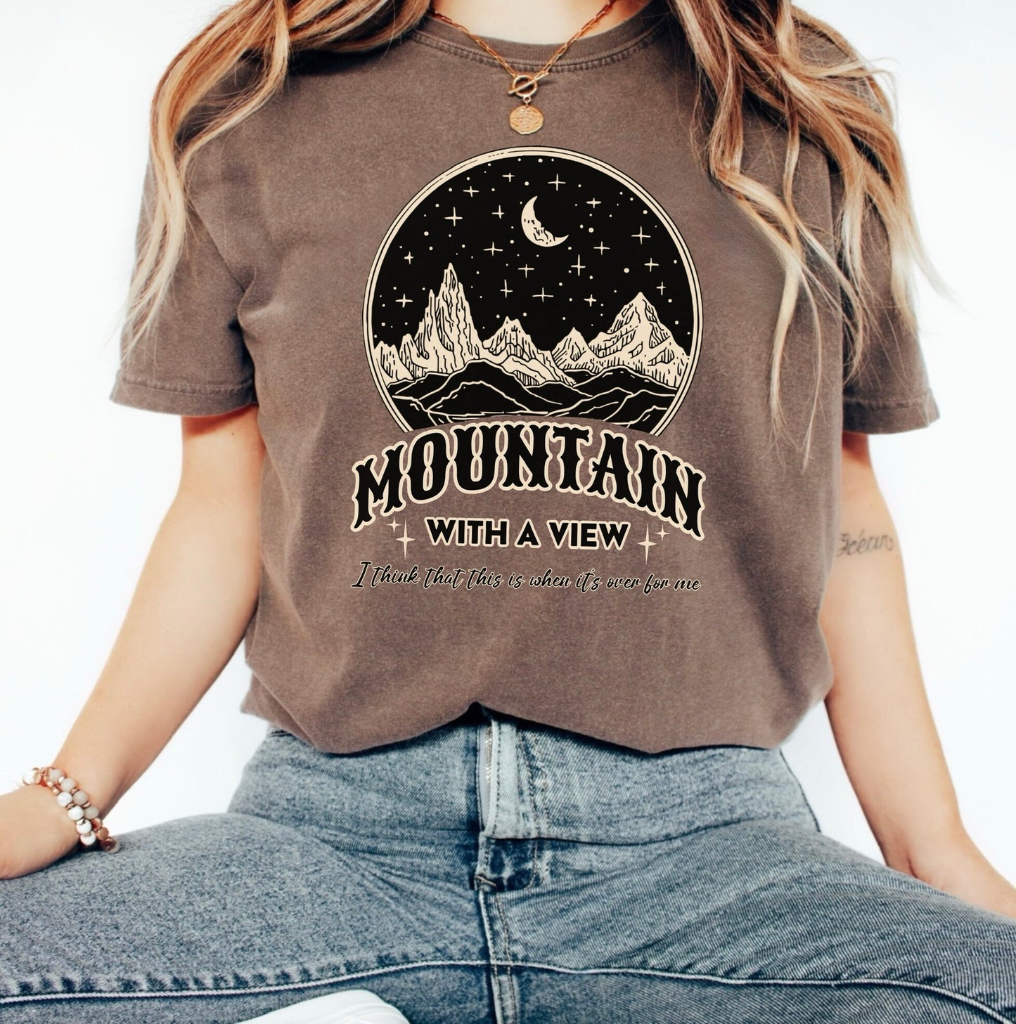 Mountain With A View Comfort Colors Tee