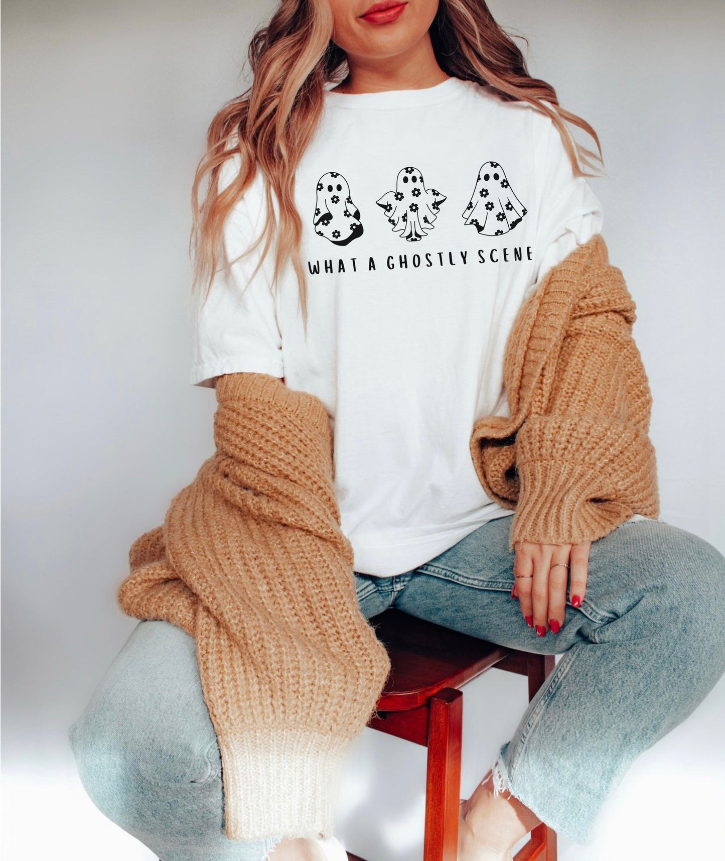 What A Ghostly Scene Comfort Colors Tee