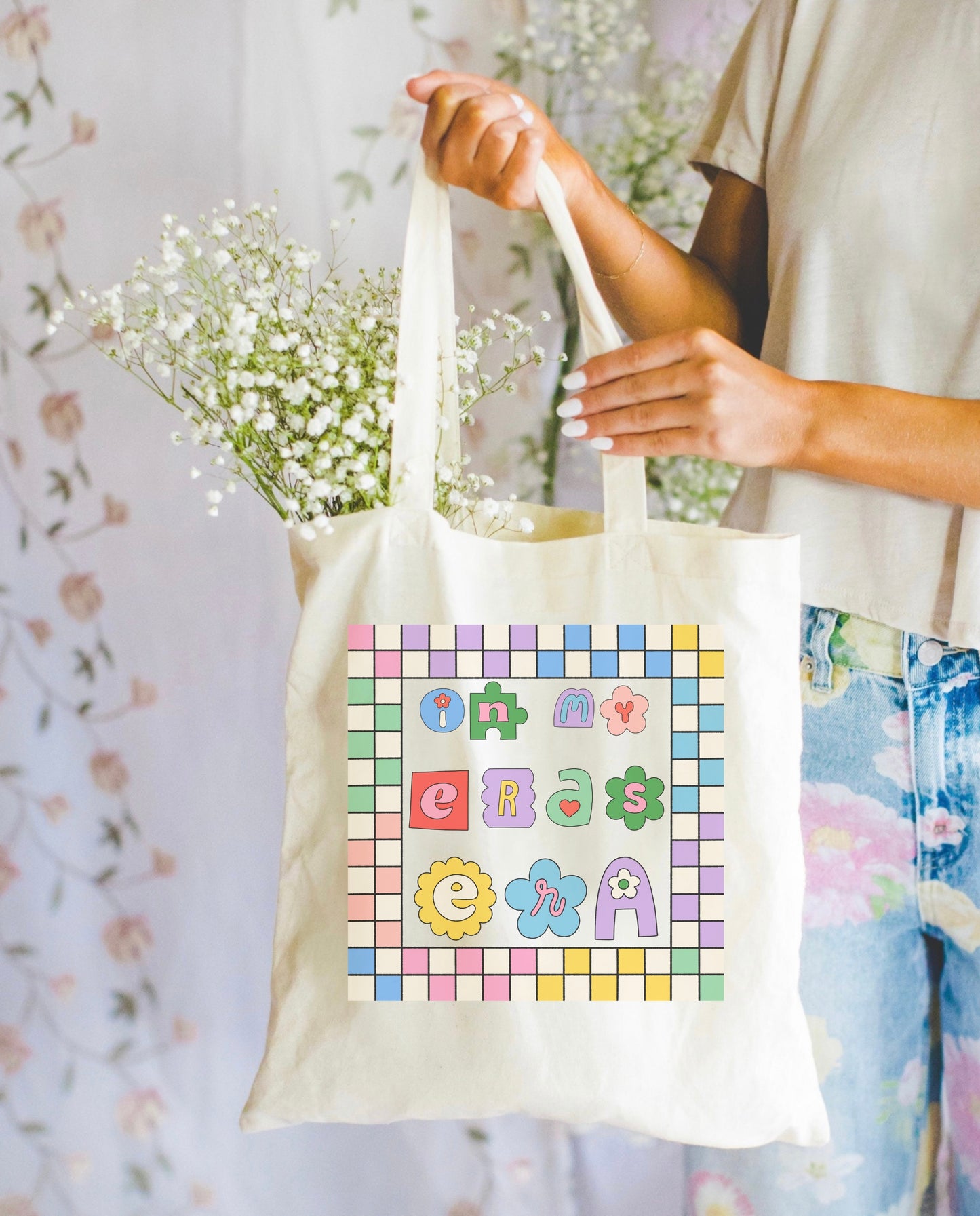 In My Eras Era Cotton Canvas Tote Bag