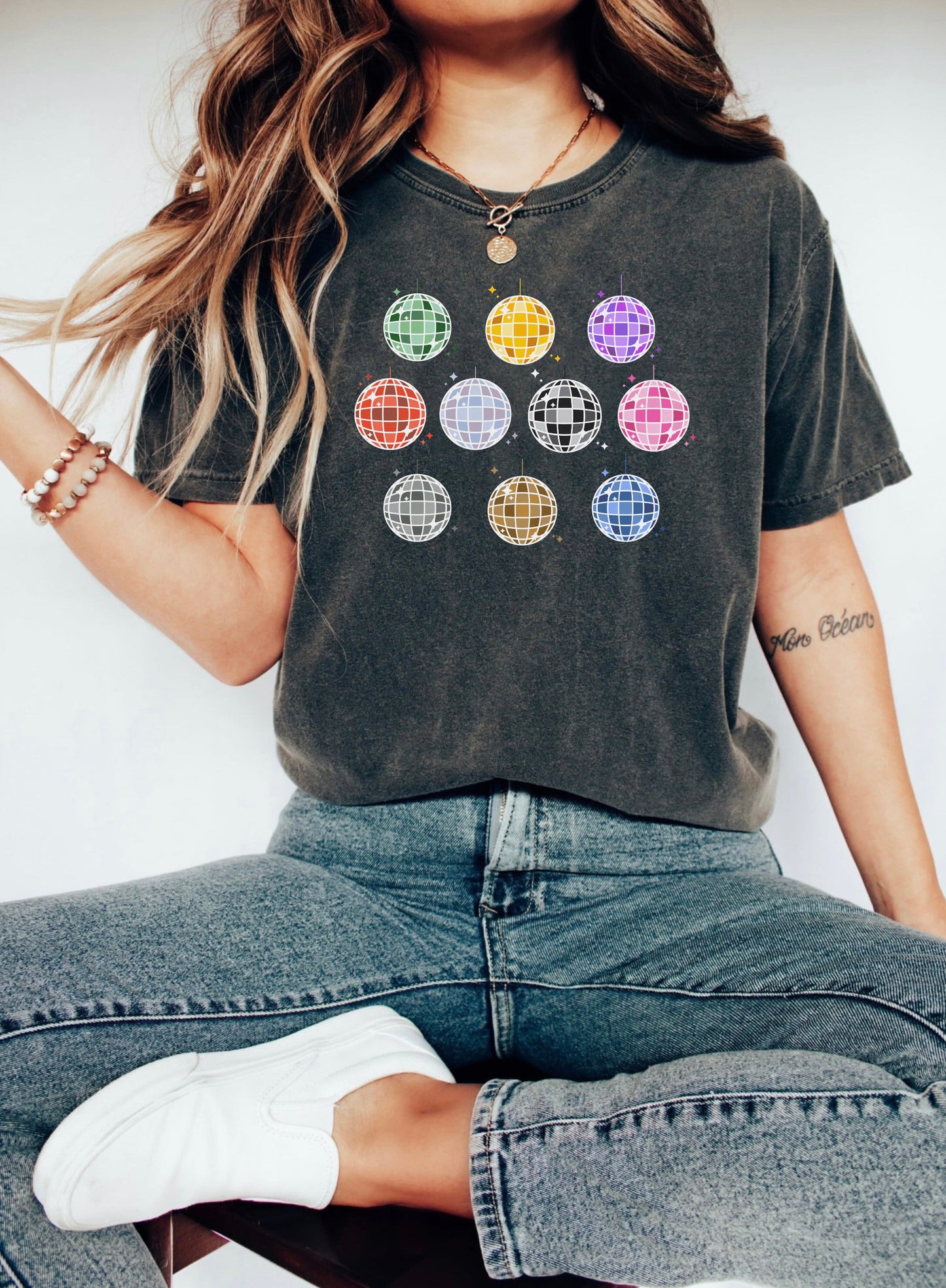 Eras Disco Ball Comfort Colors Tee