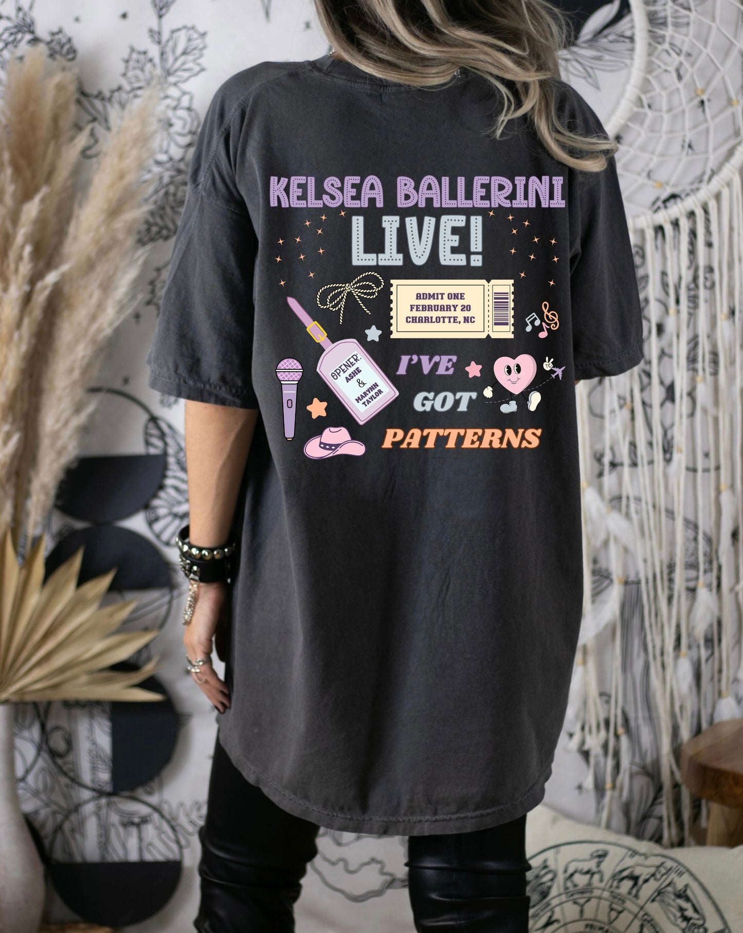 Patterns Tour Charlotte Comfort Colors Tee