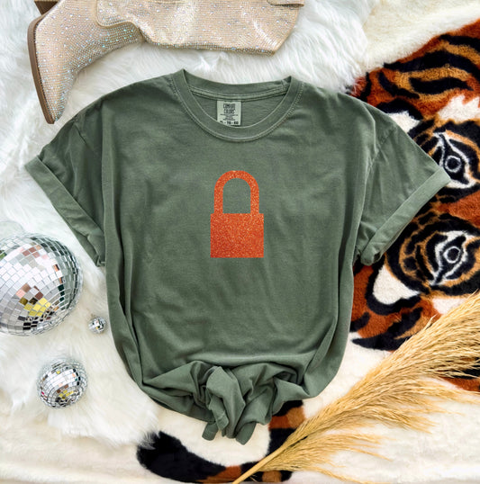 Life Of A Showgirl Lock Comfort Colors Tee