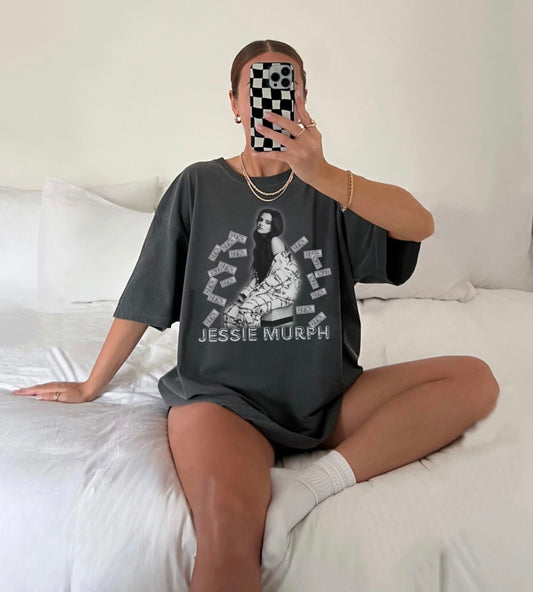 Jessie Murph Blue Strips Comfort Colors Tee