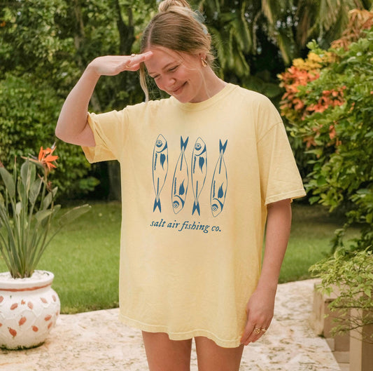 Salt Air Fishing Co. Comfort Colors Tee