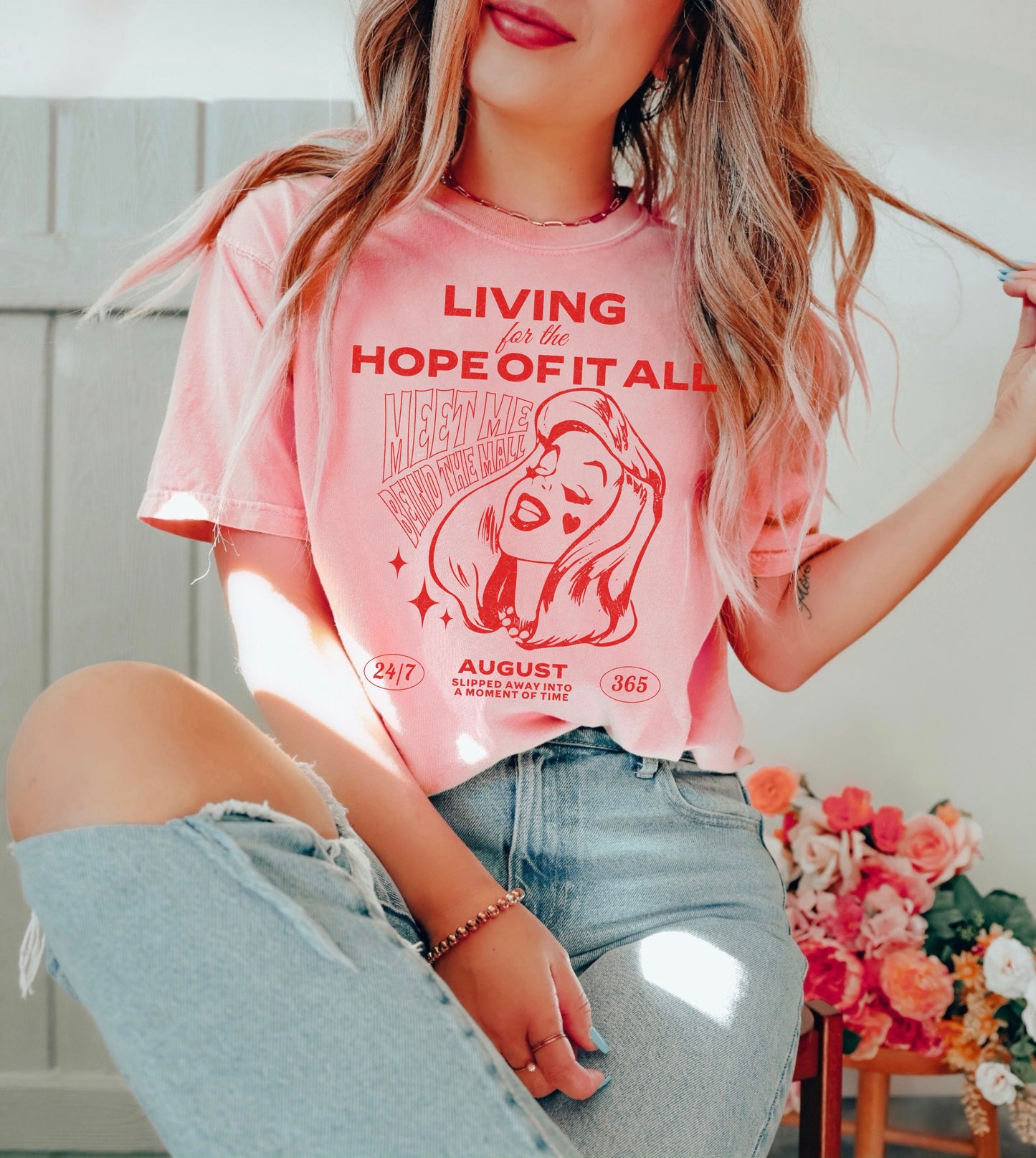 Living For The Hope Of It All Comfort Colors Tee