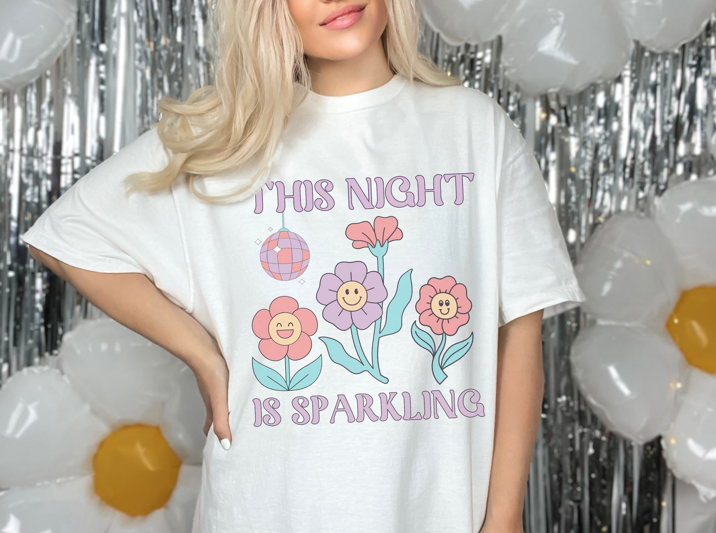 This Night is Sparkling Comfort Colors Tee